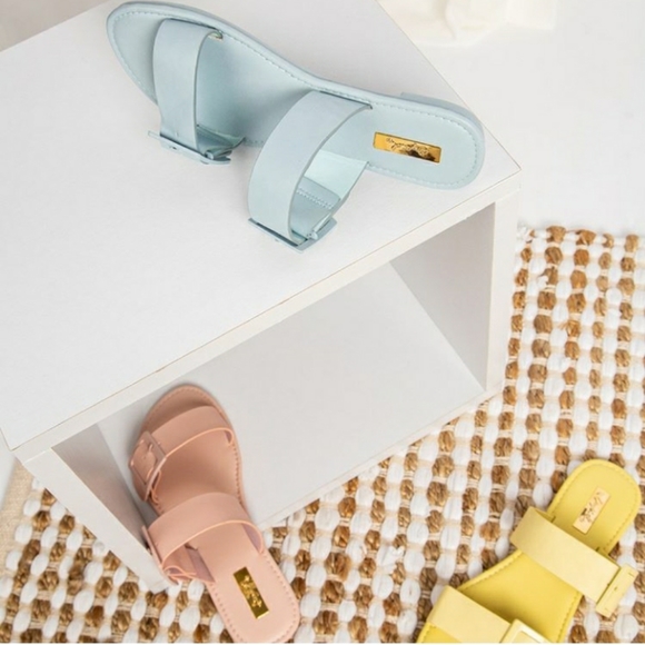 SUMMER collection// double buckle Pink sandal - Picture 5 of 5